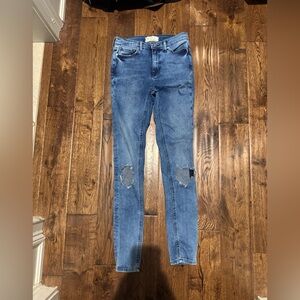 Free People Distressed Women Jeans